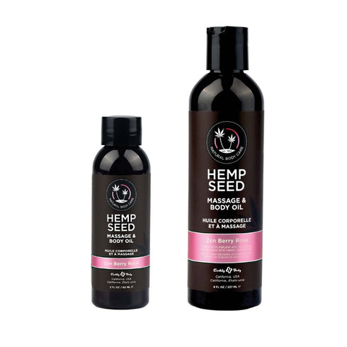 Earthly Body Massage & Body OIL Zen Berry Rose